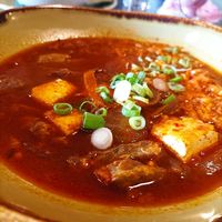 Kimchi stew. Beautiful! at Morgan and Watson  in South East London