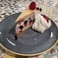 Blueberry NY style baked cheesecake… IN. SANE    at Morgan and Watson  in South East London