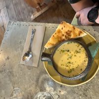 Cauliflower soup  at Morgan and Watson  in South East London