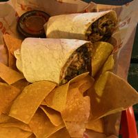 Classic burrito at Bodega Taqueria y Tequila in Miami Beach