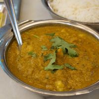 curry at Saravana Bhavan - Brickfields in Kuala Lumpur
