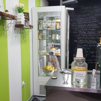 Indoors at Veganica in Subotica