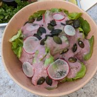 Leaf salad side dish at LA Brea in Zurich