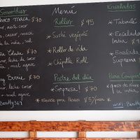 The menu at BOTICA BISTRO - Nutty Treesome in Playa Del Carmen