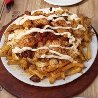 Patatas veganas at El Purgatorio in Cartagena