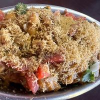 Samosa Chaat  at Ritha Indian Restaurant in Foster City