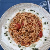 Vegan pasta   at Pescaria Dekaderon in Kotor