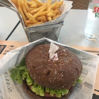 Vegan Burger   at Lima Bar in Viana Do Castelo