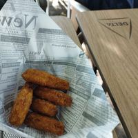 Vegan nuggets at Lima Bar in Viana Do Castelo