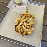 Fries and aioli  at Patatak - La Bourse in Brussels