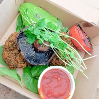 Gluten Free & Vegan Fritters at Raw Energy in Coolangatta