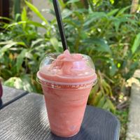 Watermelon smoothie- so refreshing! at El Yunique Rainforest Cafe in Rio Grande