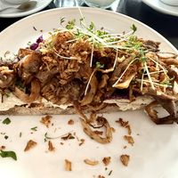 Offenes Austernpilz Sandwich, 11,90€  at Propeller in Vienna