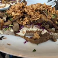 King oyster mushroom sandwich   at Propeller in Vienna