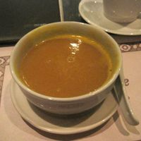 Simple but yet absolutely satisfying. It tastes like pumpkin. at Su Shian Yuang in Montreal