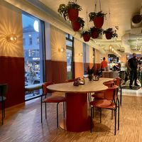 Beautiful seating & atmosphere at Cultivate Food in Oslo