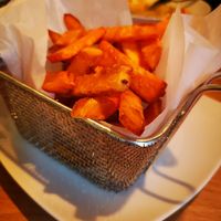 Sweet potato chips at Cultivate Food in Oslo