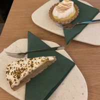 The lemon tart was amazing!  at Cultivate Food in Oslo