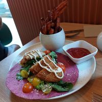 Chicken Style Wrap at Cultivate Food in Oslo