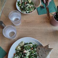 1 ful and 1 half portion of the kole salad at Cultivate Food in Oslo