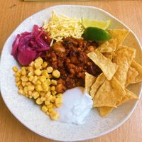 Taco bowl  at Cultivate Food in Oslo