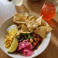 Taco bowl at Cultivate Food in Oslo