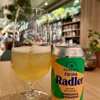 Non alcoholic radler   at Cultivate Food in Oslo