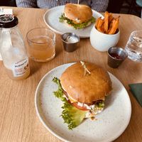 Burgers at Cultivate Food in Oslo