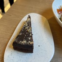 Chocolate cake  at Cultivate Food in Oslo