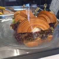 scrambled tofu croissant 149nok≈12,62€ at Cultivate Food in Oslo