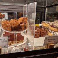Cake and sweets selection at Cultivate Food in Oslo