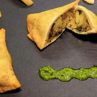 Vegan Samosa at Kumar's Kitchen in Vienna