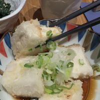 Agedashi tofu  at Japan Restaurant ICHIZEN in Zurich