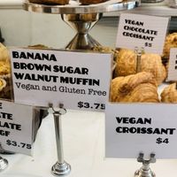 A vegan croissant or a vegan chocolate croissant? 🤔 Get both!  at Simple Loaf Bakehouse in Brooklyn