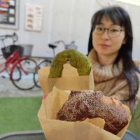 Very nice spot sweets and savory delicious things 美味しい at Luu's Bao in Osaka