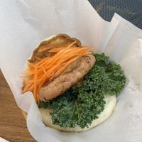 i could choose the veggies!!   at Luu's Bao in Osaka