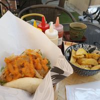 Tempure bao at Luu's Bao in Osaka
