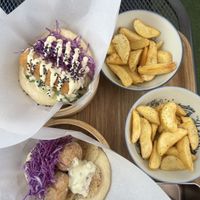 Dang look at all that sauce 😮‍💨  at Luu's Bao in Osaka