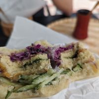 Bean curd sammich at Luu's Bao in Osaka