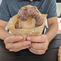 Chocolate donut at Luu's Bao in Osaka