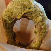 matcha donut  at Luu's Bao in Osaka