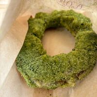Matcha donut at Luu's Bao in Osaka