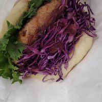 Tasty Vegan plant based Burger 🍔 at Luu's Bao in Osaka