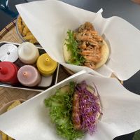 Two lunch sets  at Luu's Bao in Osaka