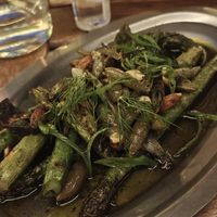 Fried asparagus at Chuí in Buenos Aires