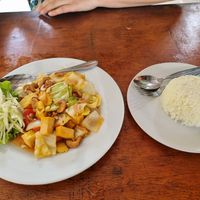 Stir fried cashew nuts, vegetarian option at Baantapkad Bangalows & Restaurant in Koh Yao Yai