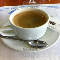 Rice milk coffee at Larraisko in Pamplona