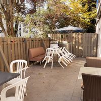 Outdoor seating at Addis Abeba in Zurich