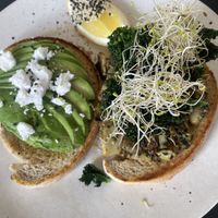 Mushroom and avocado toast (can’t remember the exact name of the dish)  at Vega in Spring Hill