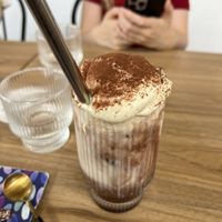 Iced chocolate with almond milk  at Vega in Spring Hill
